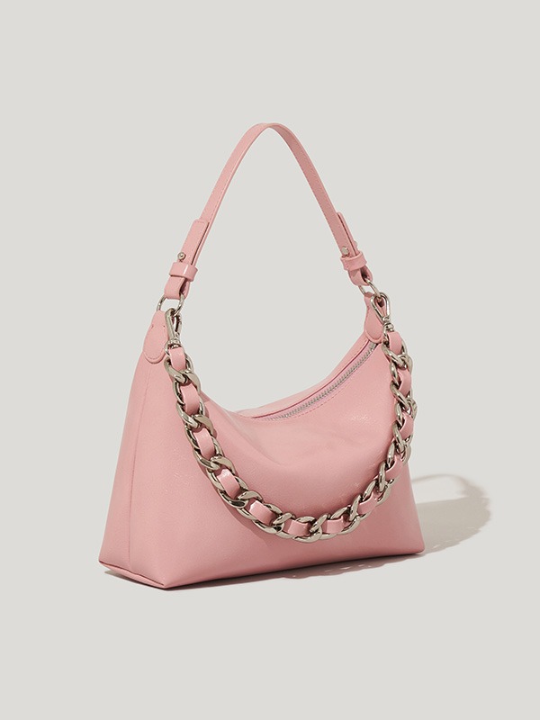 체인 미니 숄더백 Chain Mini Shoulder bag - 베이비 핑크